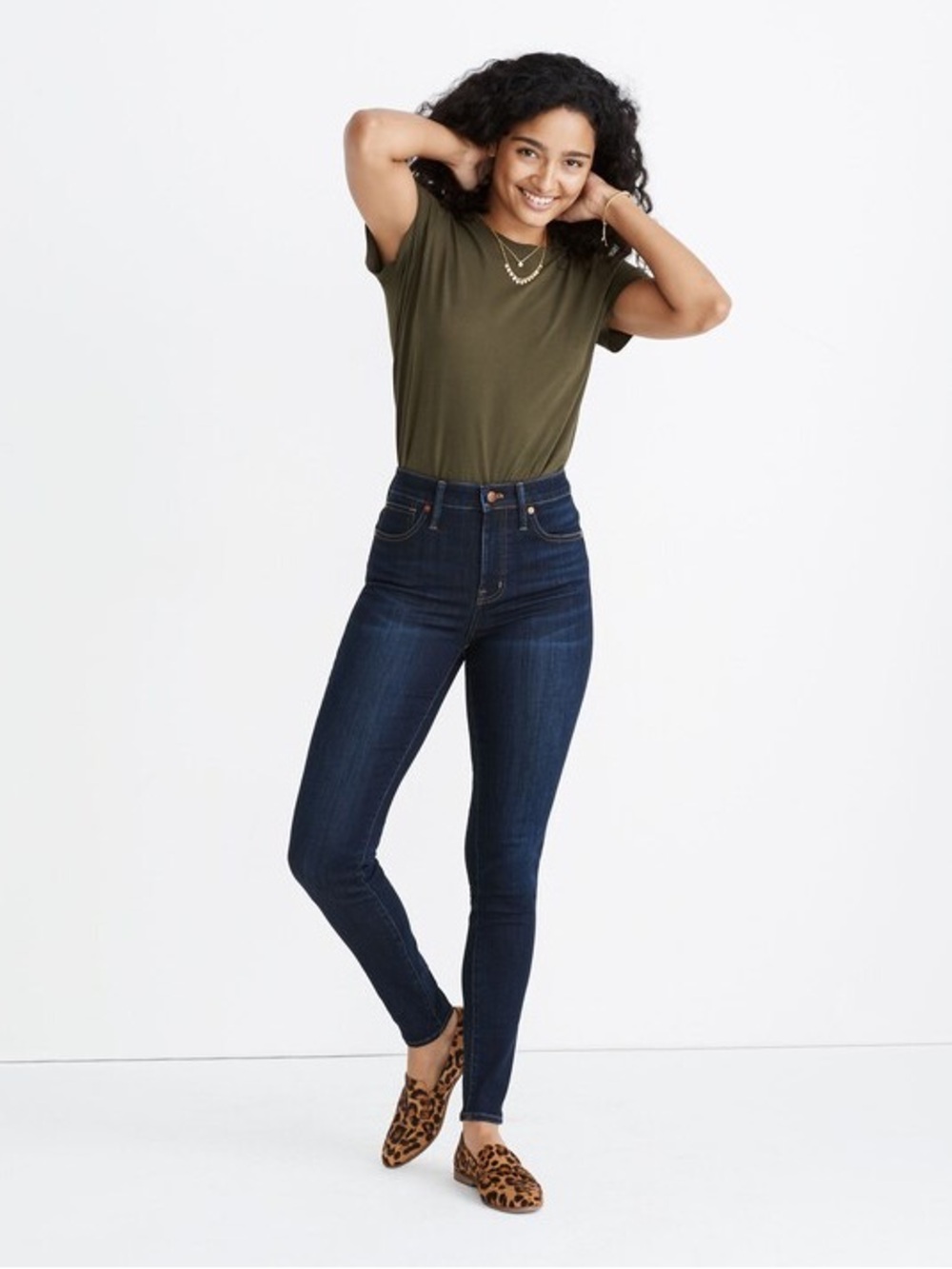 Curvy High-Rise Skinny Jeans in Larkspur Wash: TENCEL™ Denim Edition 36 / 22W